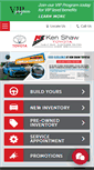 Mobile Screenshot of kenshawtoyota.ca